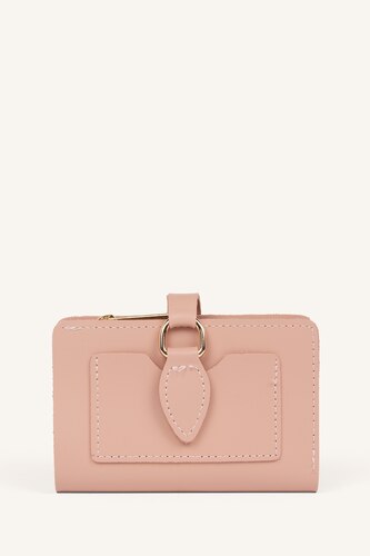 Women Powder Woman Faux Leather Wallets