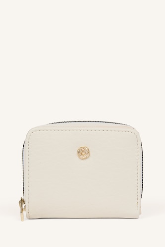 Women Beige Woman Faux Leather Wallets