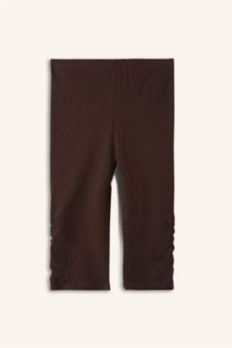 Girls & Teens Brown Girl Cotton Leggings