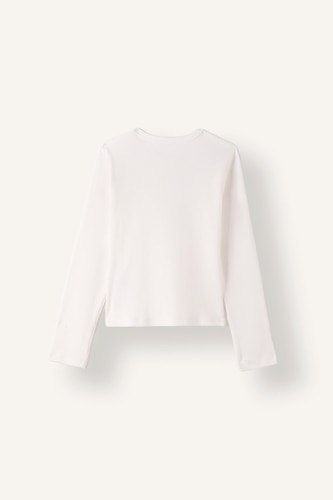 Girl Slim Fit Ribbed T-Shirt