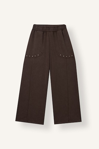 Girls & Teens Brown Wide Leg Trousers