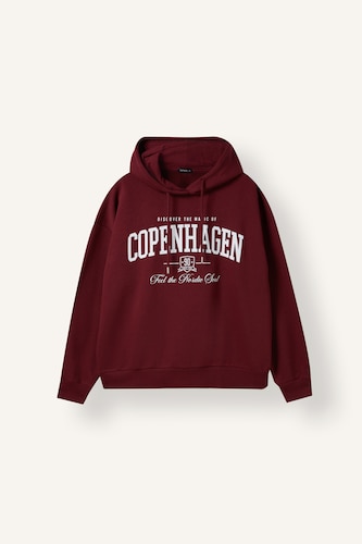 Әйелдерге Бордо Oversize свитшот