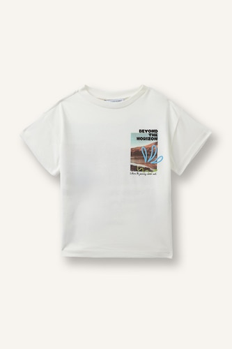 Baby Boy Oversize Fun Printed T-Shirt