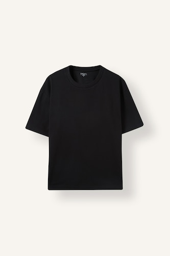 Men Black Regular Fit Short Sleeve T-Shirt