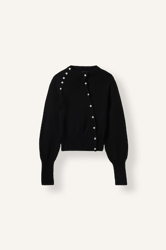 Regular Fit Crew Neck Cardigan