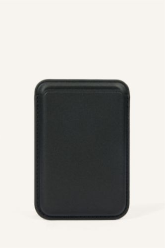 Men Black Man Business Card Wallet