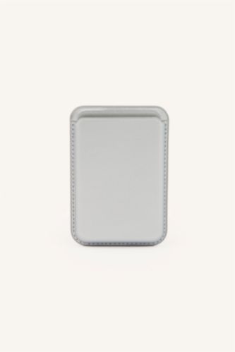 Erkek Gümüş Magsafe Unisex Suni Deri