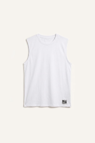 %100 Pamuk Boxy Fit Fitilli Atlet
