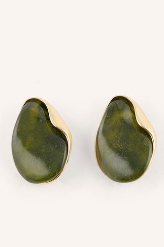 Women Green Earring