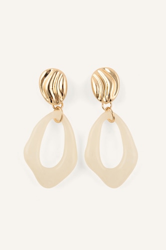 Women Beige Earring