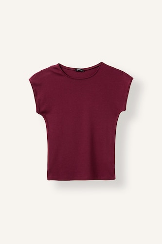 Slim Fit Basic Solid Modal Crew Neck Short Sleeve T-Shirt