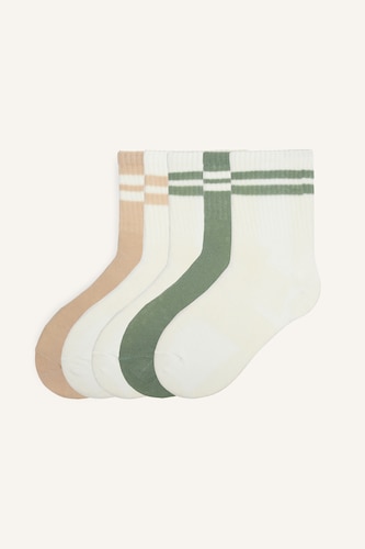 Women Karma 5 Piece Cotton Short Socks