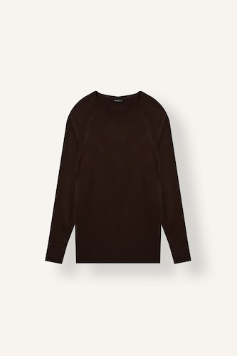 Relaxed Fit Crew Neck Sweater