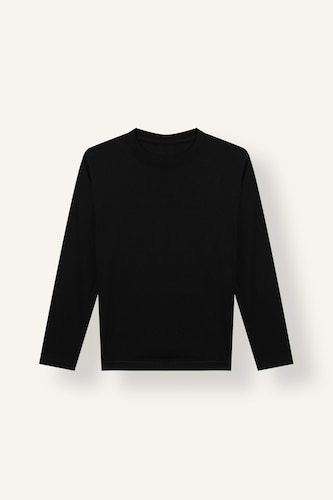 Relaxed Fit Basic Ultra-Soft Crew Neck Pullover