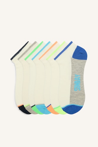 Young Boys - Teen Boys White Boy Low Cut Socks