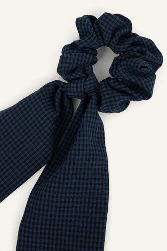 Woman Gingham Hair Clips