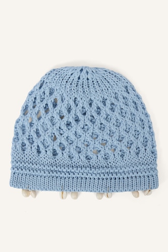 Women Blue Woman Crochet Hat