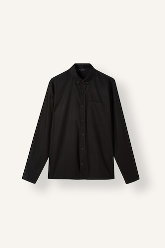 Erkek Siyah Regular Fit Düğmeli Mont