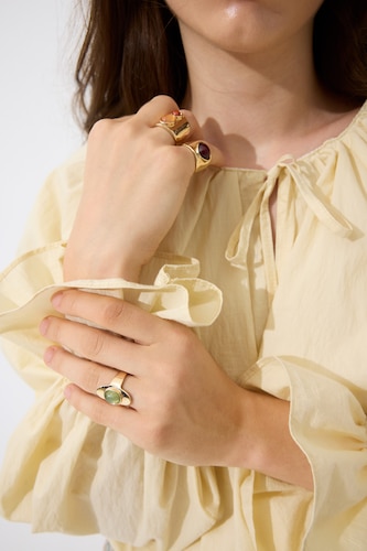 Women Altın 3 piece Ring