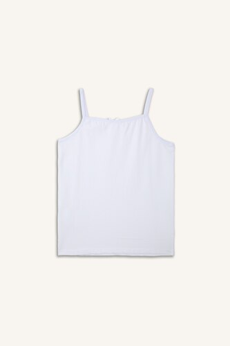 Girl 2-Piece 100% Cotton Strappy Tank Top Set