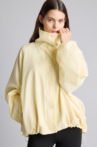 Woman Light Yellow Puffer Jacket