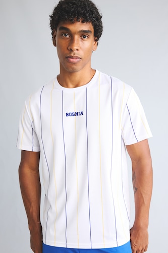 Men White Standard Fit Short Sleeve T-Shirt