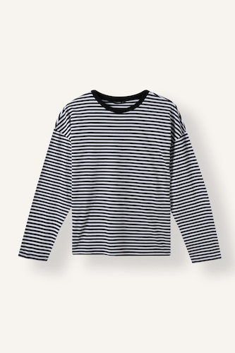 100% Cotton Oversize Striped T-Shirt