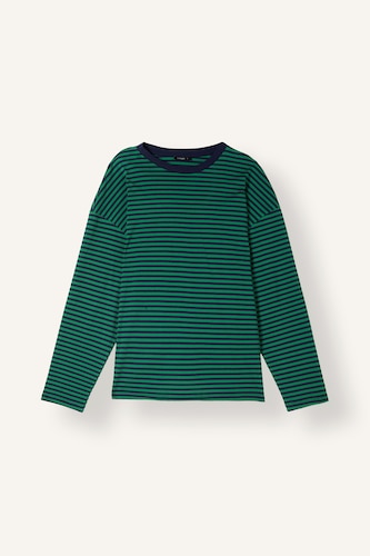 Women NAVY Oversize Fit Long Sleeve T-Shirt