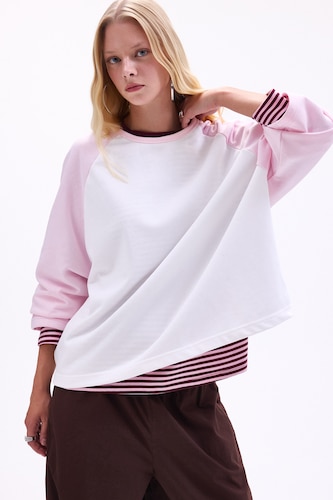 Loose Fit Basic Raglan T-Shirt