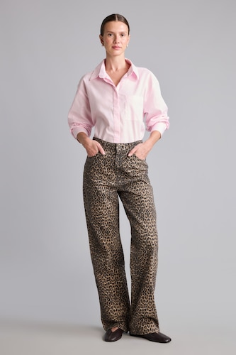 Women Brown Normal Waist Straight Fit Trousers