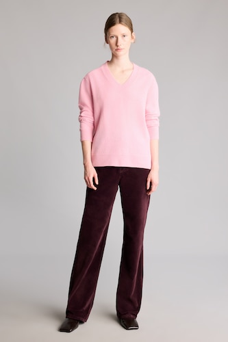 Kadın Bordo Straight Gabardın Pantolon