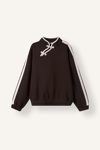 Young Girls - Teen Girls Brown Fashion Fit Sweatshirt