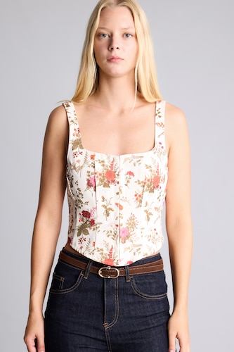 Women Ecru Gabardine