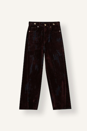 Barrel Fit Yüksek Bel Jean