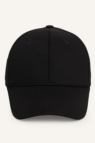 Erkek Siyah Erkek Pamuklu Beyzbol Cap Şapka