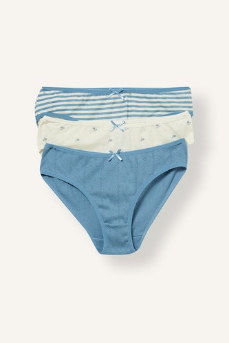 Young Girls - Teen Girls White Girl 3 piece Slip Panty