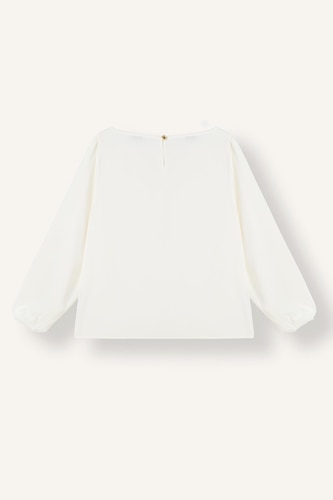 WOMAN White Oversize Fit Crepe