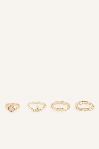 Women Altın 5 Piece Ring