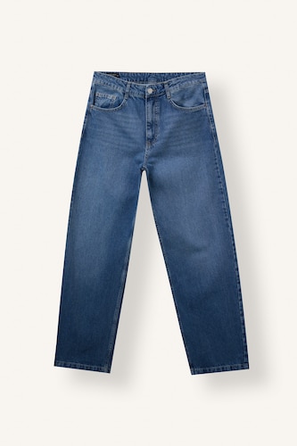 Men Blue Normal Waist Relax Fit Trousers