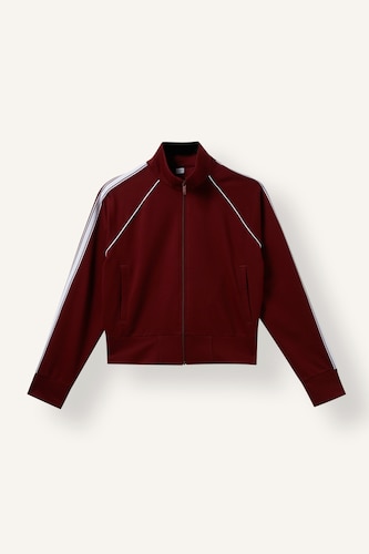 Women Bordeaux Standard Fit Cardigan