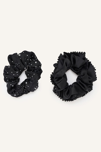 Women Black Woman 2 piece Hair Acc.