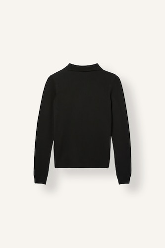Women Black Slim Fit Pullover