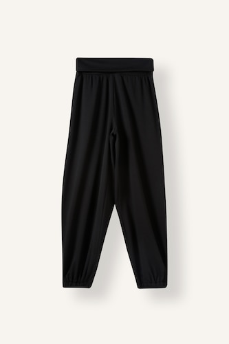Women Black Balloon Fit Trousers