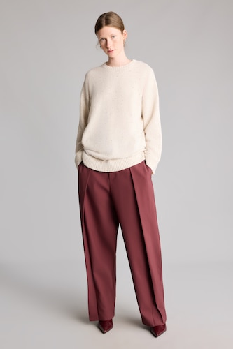 Kadın Koyu Bordo Balloon Fit Pantolon