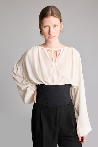 Women Ecru Crepe
