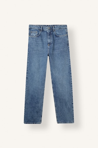 Erkek Mavi Baggy Fıt Jean