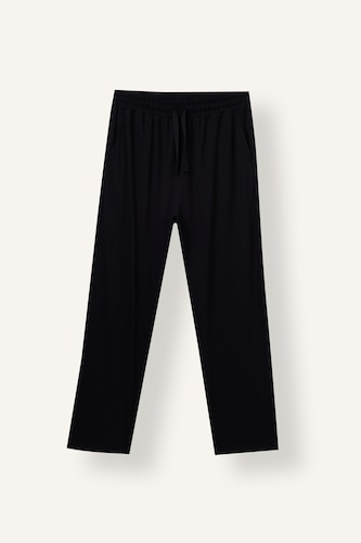 Men Black New Regular Fit Knitted Bottoms
