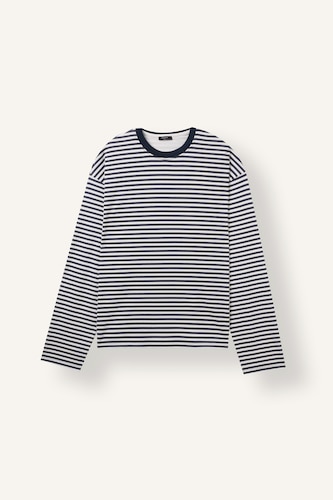 Men NAVY Boxy Fit Long Sleeve T-Shirt
