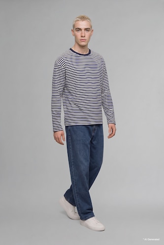 Boxy Fit Long Sleeve T-Shirt