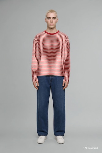 Boxy Fit Long Sleeve T-Shirt